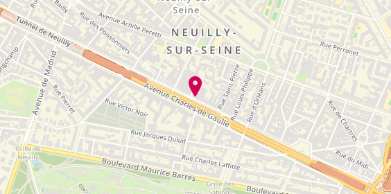 Plan de Neuilly Syndic, 100 avenue Charles de Gaulle, 92200 Neuilly-sur-Seine