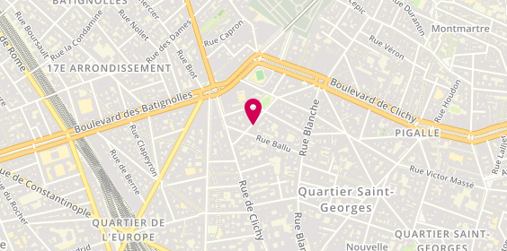 Plan de Appartement avec vue Paris, 16 Rue de Vintimille, 75009 Paris