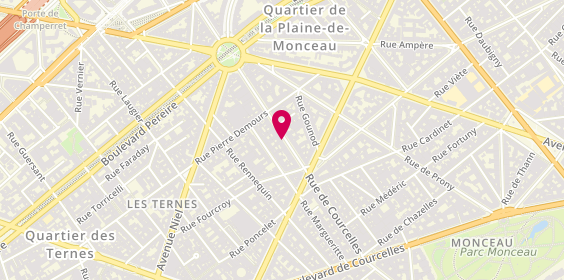 Plan de Moriss Immobilier, 111 Bis Rue Courcelles, 75017 Paris
