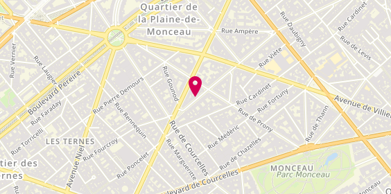 Plan de Immobilière Moulin Vert SOC, 104 Jouffroy d'Abbans, 75017 Paris