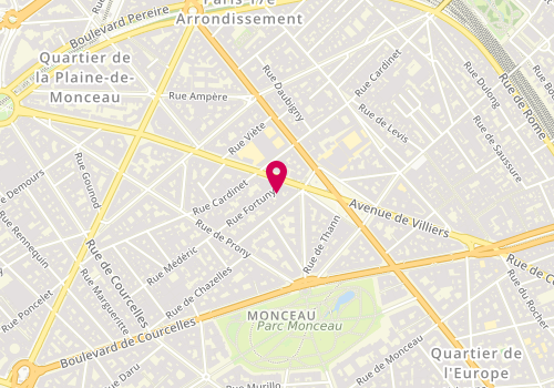 Plan de Immobilière Fortuny (GGA), 42 Rue Fortuny 3e Étage, 75017 Paris