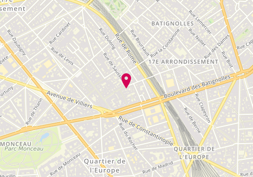 Plan de La Foncière du 17eme, 109 Rue des Dames, 75017 Paris