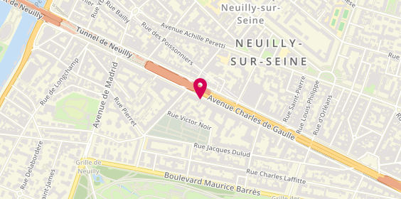 Plan de Panel Immobilier, 149 avenue Charles de Gaulle, 92200 Neuilly-sur-Seine