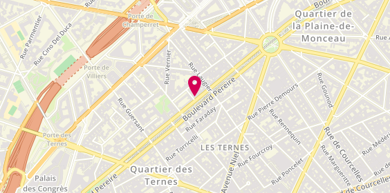 Plan de Caroptic, 164 Boulevard Pereire, 75017 Paris