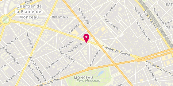 Plan de Daniel Féau Plaine Monceau, 33 avenue de Villiers, 75017 Paris
