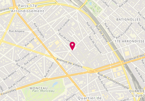 Plan de Paris Neuilly Immobilier Levis, 22 Ter Rue Legendre, 75017 Paris