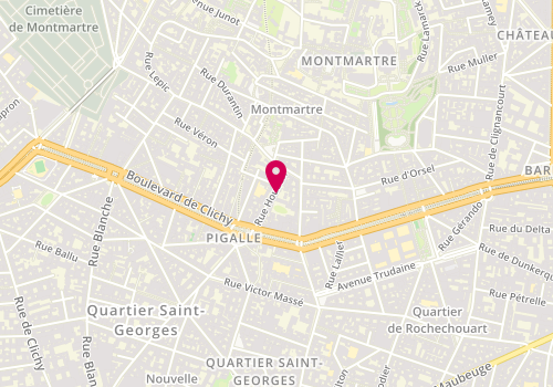 Plan de Studios Paris Appartements, 14 Rue Houdon, 75018 Paris