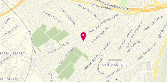 Plan de ACHETER VENDRE LOUER - Maisons & Appartements, 3 chemin du Falourdeau, 78750 Mareil-Marly