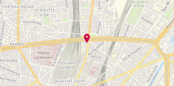 Plan de Auburtin Immobilier, 209 Rue du Faubourg Saint-Denis, 75010 Paris