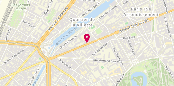 Plan de Agence Estimmo, 49 avenue Jean Jaurès, 75019 Paris