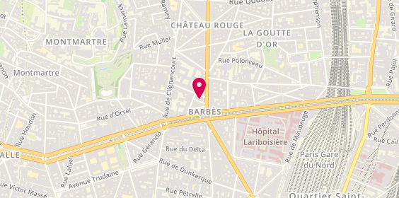 Plan de Attia, 4 Rue Boissieu, 75018 Paris
