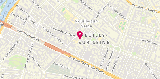 Plan de Olivier Clément Immobilier, 149 avenue Achille Peretti, 92200 Neuilly-sur-Seine