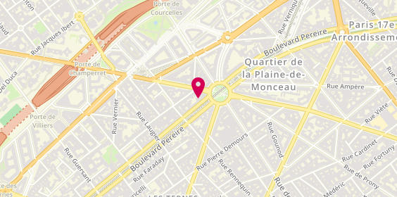 Plan de Chevron Immobilier, 124 Boulevard Pereire, 75017 Paris