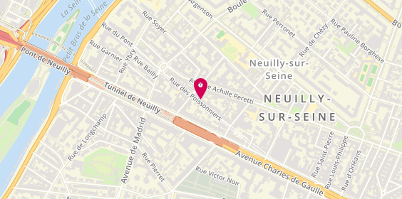 Plan de Martin Caroline, 30 Rue des Poissonniers, 92200 Neuilly-sur-Seine