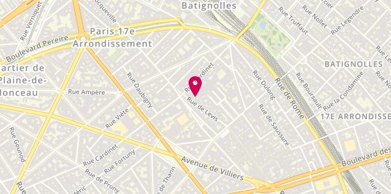 Plan de Laforêt Immobilier, 92 rue de Lévis, 75017 Paris