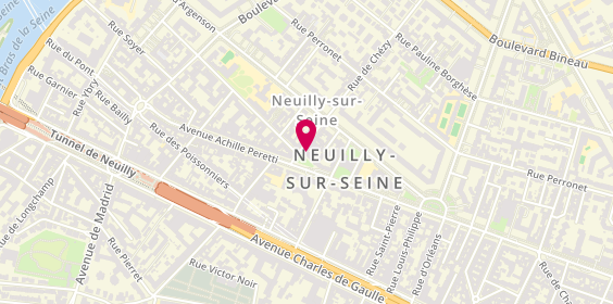 Plan de Paris Ouest Sotheby's International Real, 2 Rue de Chézy - Place
Av. Sainte-Foy, 92200 Neuilly-sur-Seine