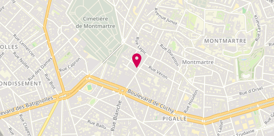 Plan de Junot, 19 Rue Lepic, 75018 Paris