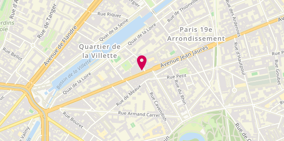 Plan de Century 21 - Chaumont, 81 avenue Jean Jaurès, 75019 Paris