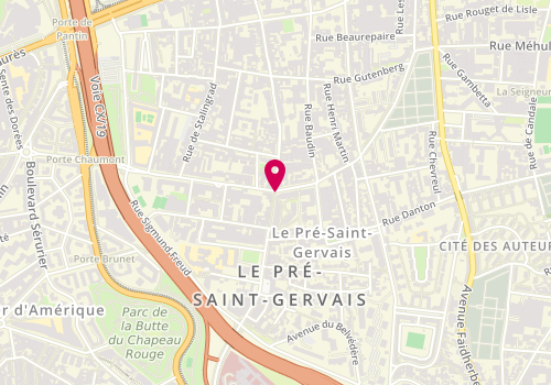 Plan de GCI le Pré, 2/4 Rue Gabriel Péri, 93310 Le Pré-Saint-Gervais