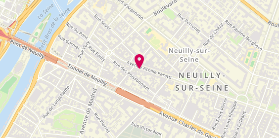 Plan de F3C-immobilier, 183 avenue du Roule, 92200 Neuilly-sur-Seine