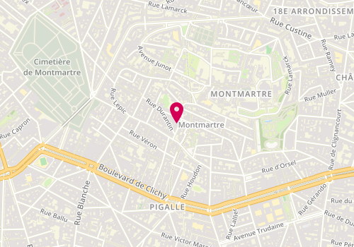 Plan de Immopolis Gestion, 5 Ravignan, 75018 Paris