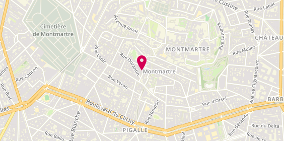 Plan de Immopolis Gestion, 5 Ravignan, 75018 Paris