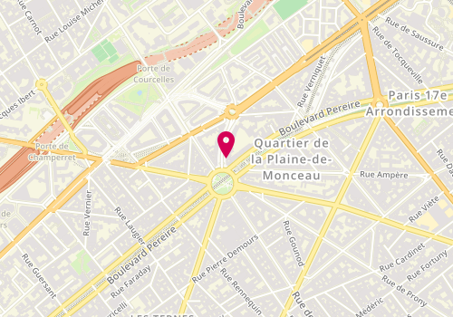 Plan de Medi-Gourgaud, 4 avenue Gourgaud, 75017 Paris