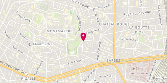 Plan de SCI Charles Nodier, 14 Rue Charles Nodier, 75018 Paris