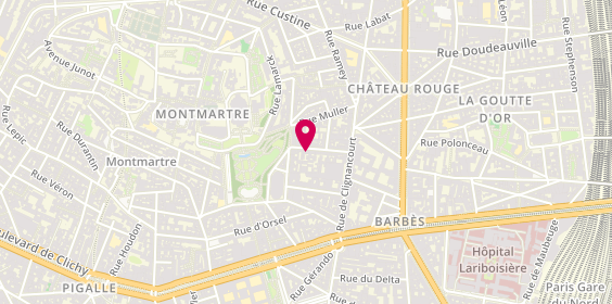 Plan de Del Sarte Patrimoine, 17 Rue André Del Sarte, 75018 Paris