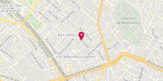 Plan de Dora Immobilier, 23 Rue Nollet, 75017 Paris