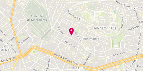 Plan de Alexandre Gouin Conseil Immobilier, 3 Rue Burq, 75018 Paris