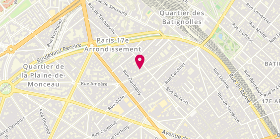 Plan de Espace Jouffroy Gestion, 36 Rue Jouffroy d'Abbans, 75017 Paris