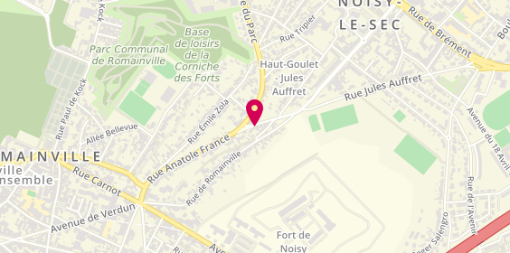 Plan de Etik Immo, 83 Rue Anatole France, 93130 Noisy-le-Sec