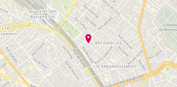 Plan de Batignolles 17, 60 Rue des Batignolles, 75017 Paris