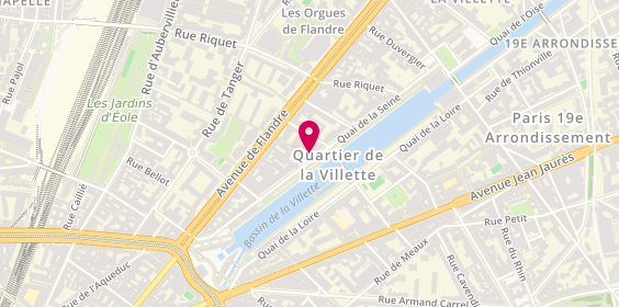 Plan de Immobiliere Rolin, 45 Quai de la Seine, 75019 Paris