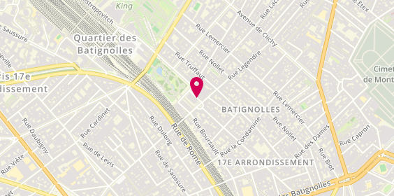Plan de L'Immobilier de Paris, 44 Rue des Batignolles, 75017 Paris