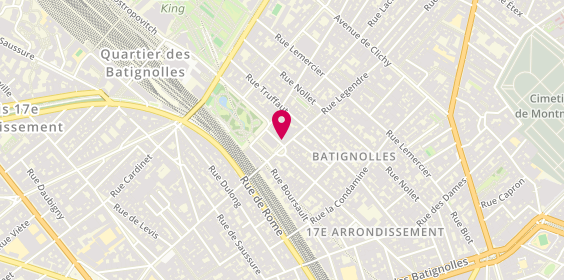 Plan de A.a.agence des Batignoles, 70 Place du Docteur Felix Lobligeois, 75017 Paris
