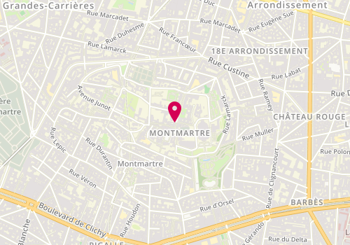 Plan de O G E T I Groupe Saint-Michel, 11 Bis Rue du Mont-Cenis, 75018 Paris