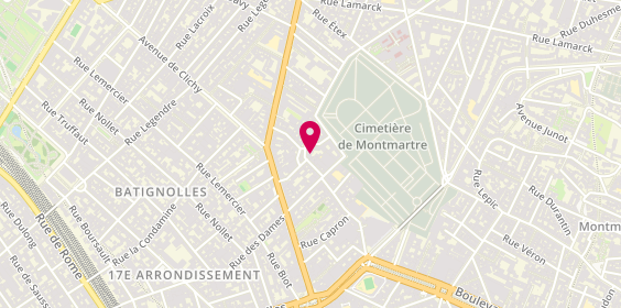 Plan de VMG Immobilier, 10 Rue Hégésippe-Moreau, 75018 Paris
