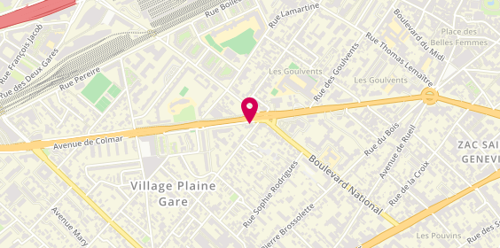 Plan de Effima Immobilier - Effima Patrimoine, 1 avenue de Colmar, 92500 Rueil-Malmaison