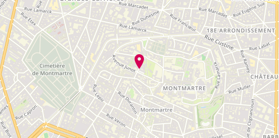 Plan de Immopolis Pestige, 2 place Marcel Aymé, 75018 Paris