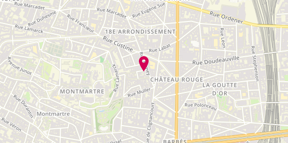 Plan de Immopolis Ramey | Agence immobilière Paris 18, 17 Rue Ramey, 75018 Paris