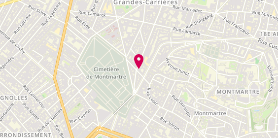 Plan de Agence Principale, 14 Rue Damrémont, 75018 Paris