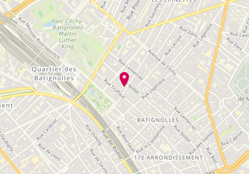 Plan de Laforêt Immobilier, 15 Rue des Moines, 75017 Paris