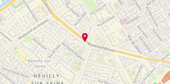 Plan de Logiprom Immobilier SAS, 107 Boulevard Bineau, 92200 Neuilly-sur-Seine