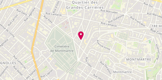 Plan de Acopa, 19 Rue Damrémont, 75018 Paris