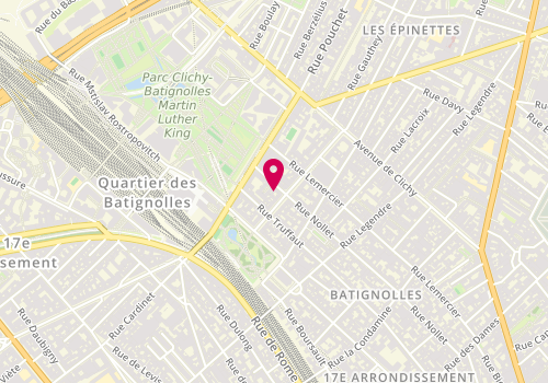 Plan de Estp, 101 Rue Nollet, 75017 Paris