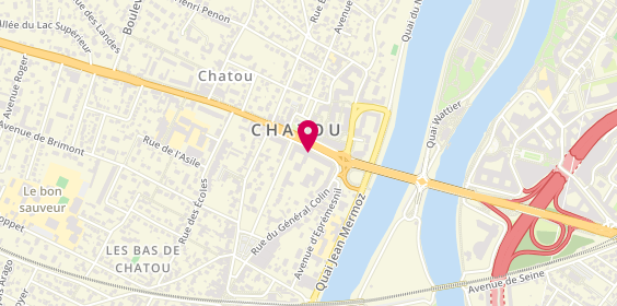 Plan de Agence Pont de Chatou, 7 avenue du Maréchal Foch, 78400 Chatou