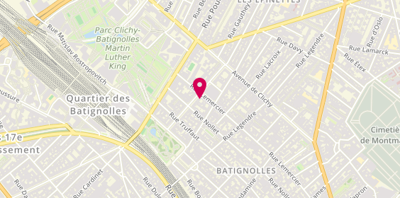 Plan de Cephée Immobilier, 22 Rue Brochant, 75017 Paris