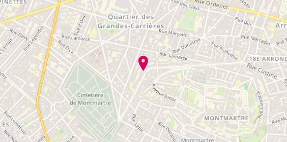 Plan de Orpi Agences No1, 51 Rue Caulaincourt, 75018 Paris